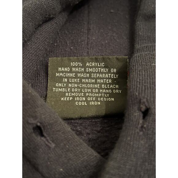 Michigan Wolverines Colosseum Hoodie Mens Medium Black With Pocket - Picture 8 of 8